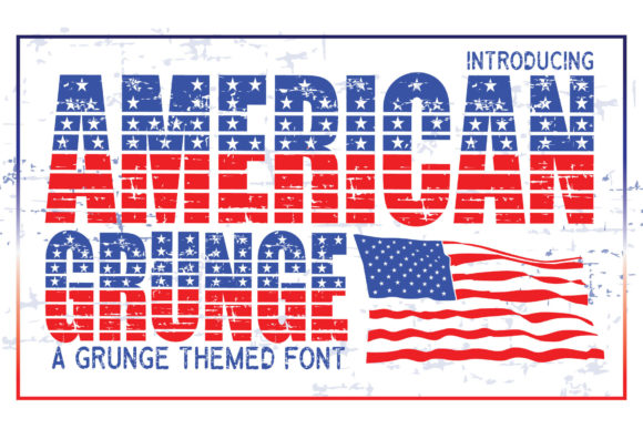 American Grunge: A Bold Display Font for Modern Branding