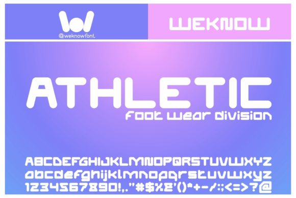 Athletic: A Futuristic Display Font for Modern Web Design