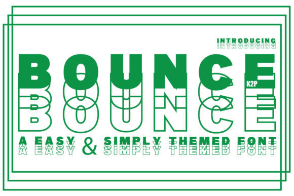 Bounce: A Font That Builds Bold Brand Recognition