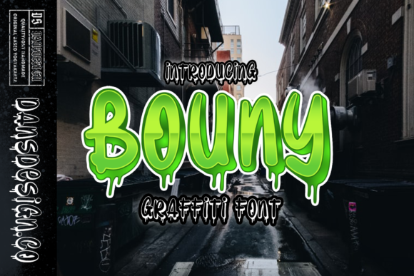 Bouny Font Review: A Graffiti-Styled Display Typeface