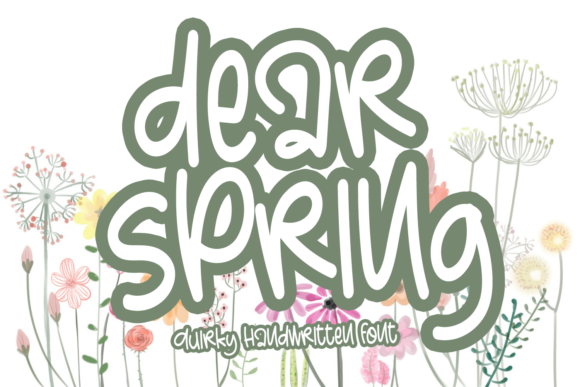 Dear Spring: A Handwritten Font for Editorial Personality