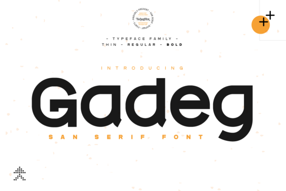 Gadeg: A Typeface That Commands Attention with Modern Precision