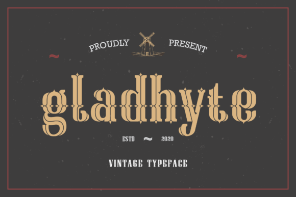 Gladhyte: The Display Font That Polishes Your Brand Story