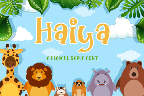 Haiya: A Cute Display Font for Projects That Need a Lovely Touch