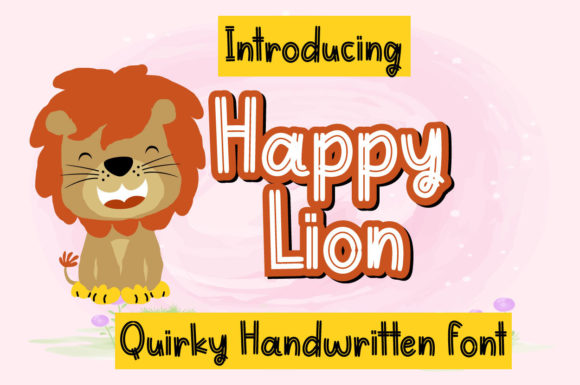 Happy Lion: A Bold, Joyful Display Font for Authentic Projects