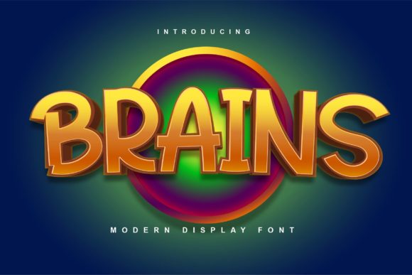 How Brains Font Can Energize Your Next Campaign Design