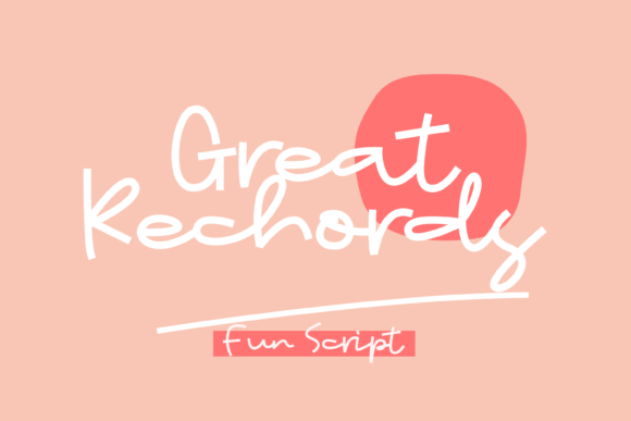 How Great Rechords Became My Favorite Editorial Font