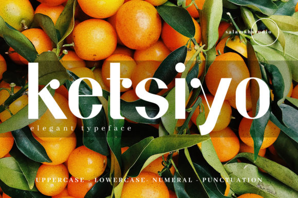 Ketsiyo: A Modern Display Font for Bold Branding