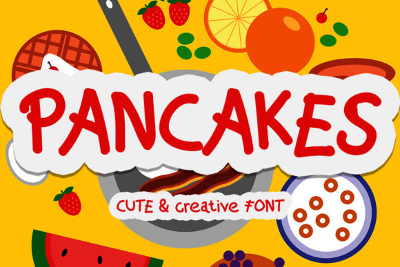 Pancakes: A Display Font That Brings Joyful Texture