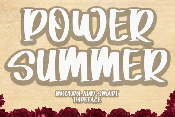 Power Summer Font Review: A Bold, Cool Display Typeface
