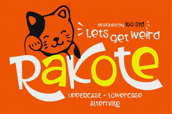 Rakote: A Playful Display Font for Editorial Personality