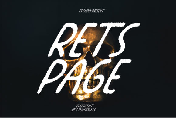 Retspage: The Brushed Display Font That Makes Campaigns Click