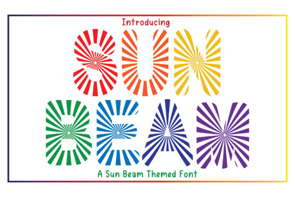 Sun Beam: A Display Font That Shines on Your Website