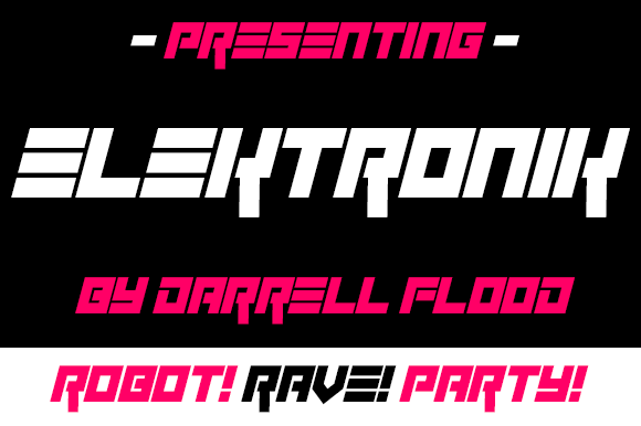 Testing the Elektronik Font for a Digital Brand Refresh